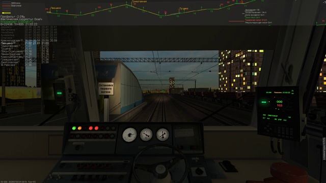 ZDSimulator.Пригородный электропоезд 6450 с ЭД4м сообщением Дедовск-М.Рижская по участку Ржев-Москв