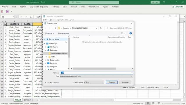 Crear y borrar múltiples carpetas de forma automática utilizando Excel. Gratis смотреть онлайн