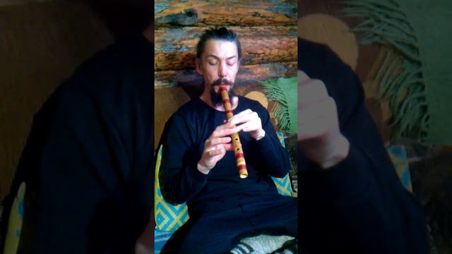 Бамбуковая флейта сякухати средняя. Артикул 087 смотреть онлайн