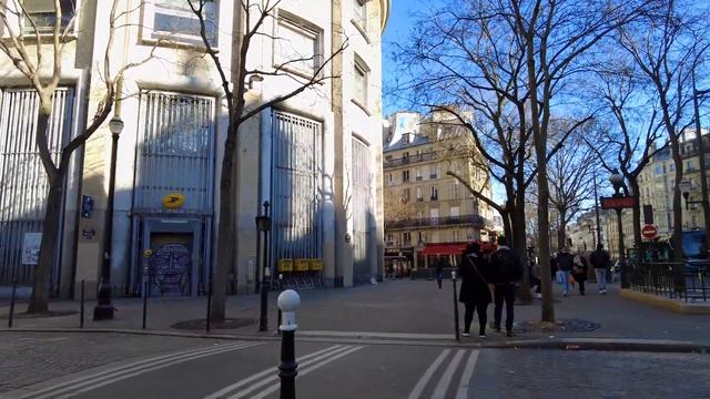 Paris Walking Tour, Boulevard Montmartre to Porte Saint Martin [4K UHD] смотреть онлайн