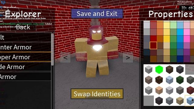 How to make Iron Man mark 85 (Endgame) /:/ Super Hero Life 2 /:/ Roblox смотреть онлайн
