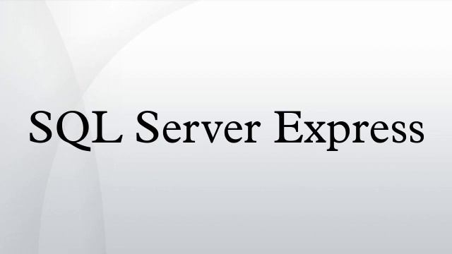 SQL Server Express смотреть онлайн