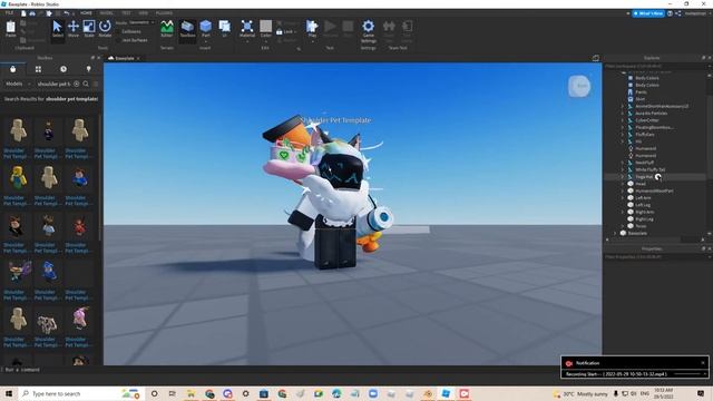 How to make your very own shoulder pet in roblox studio! смотреть онлайн