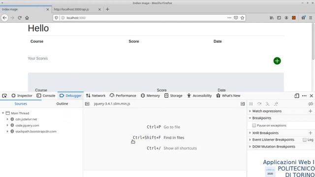 AW1-2020-L20: Esempio app client-server (lato server) смотреть онлайн