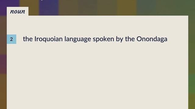 Onondaga | meaning of Onondaga смотреть онлайн