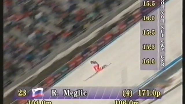 Ski Jumping World Cup Lillehammer K120 1992/1993 смотреть онлайн