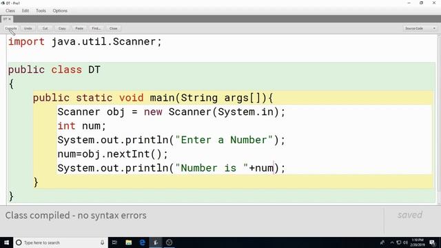 Getting Input from Keyboard in java with bluej смотреть онлайн