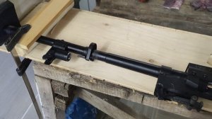 Обкатка ствола карабина Сайга, восстановление фаски