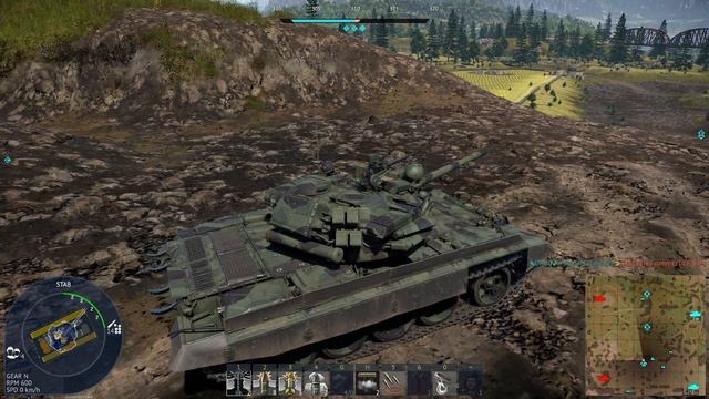 THIS TANK SHOOTS DOWN ENEMY MISSILES - T-55AMD-1 APS смотреть онлайн