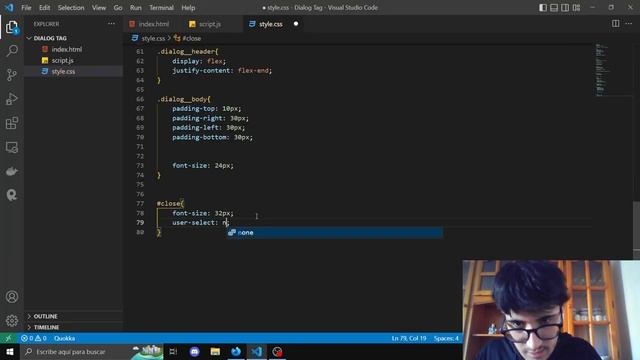 Como hacer un DIALOGO (Modal) en Javascript смотреть онлайн