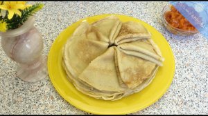 Блинчики на Масленицу.  Легкий рецепт