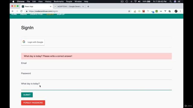 Own reCAPTCHA | MERN Stack смотреть онлайн
