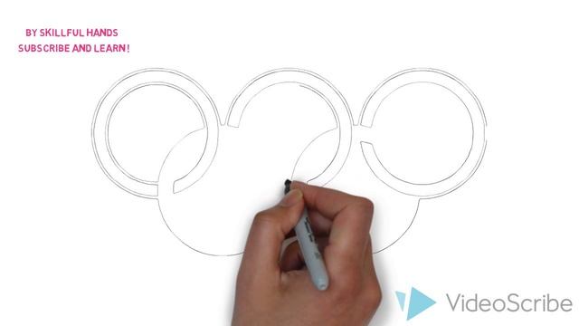 How to Draw an Olympic Rings / Как нарисовать Олимпийские кольца смотреть онлайн