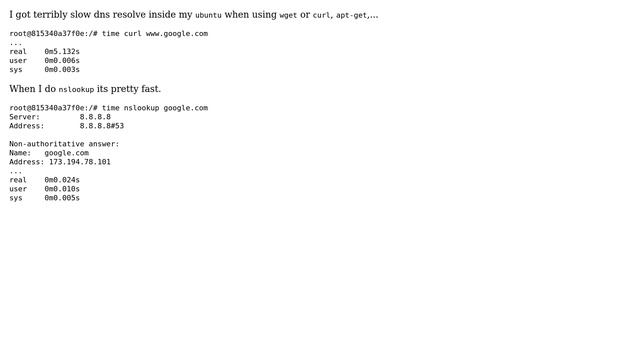 Docker debian slow dns resolve смотреть онлайн