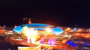 Зажжение Олимпийского Огня в Сочи 2014