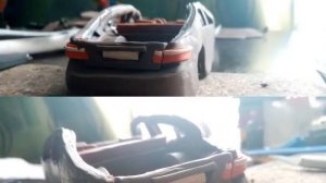 Превращение пластилина в машину, TOYOTA CAMRY 3.5, делаю полностью своими руками из пластилина