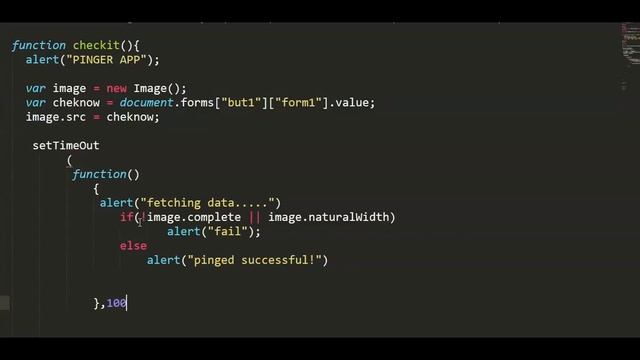 How to Ping a website with image using the Javascript смотреть онлайн
