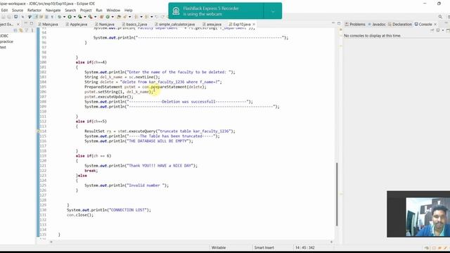 JAVA DATABASE CONNECTIVITY смотреть онлайн
