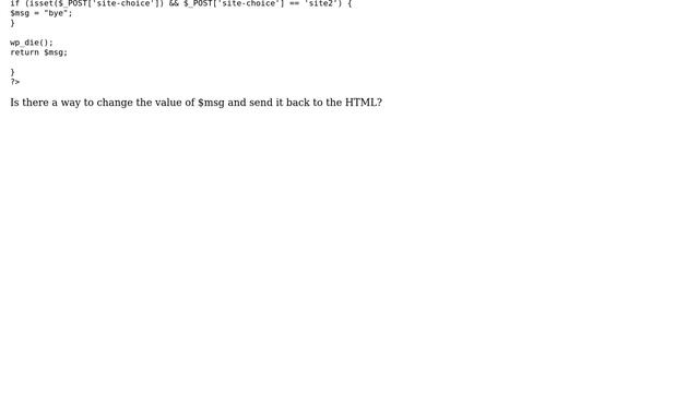 Wordpress: How to change PHP variables with AJAX request in WordPress? смотреть онлайн
