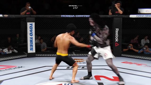 Bruce Lee vs. Monkey King (EA sports UFC 2) смотреть онлайн