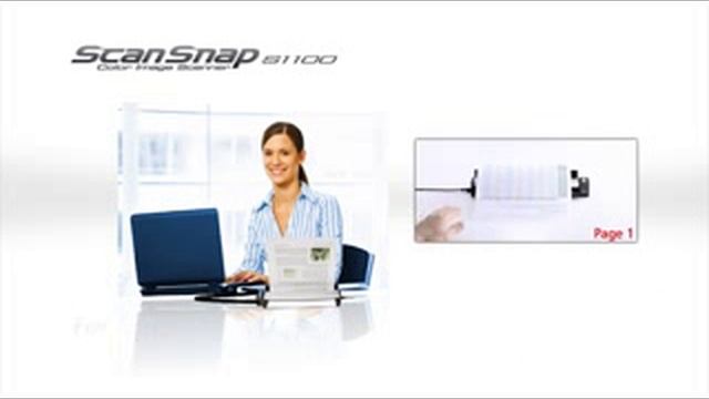 Fujitsu ScanSnap S1100 смотреть онлайн