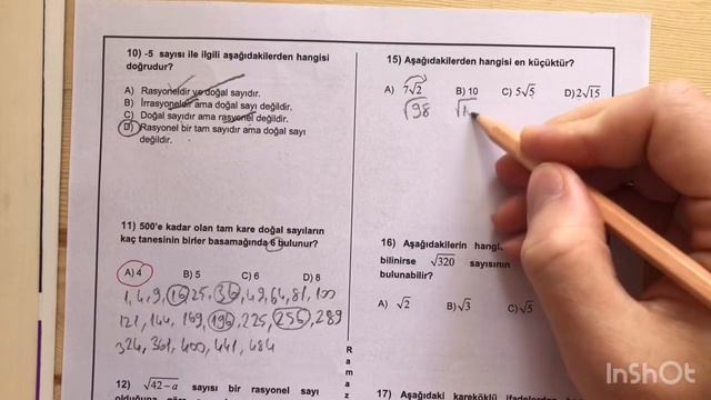 8.Sınıf Kareköklü Sayılar смотреть онлайн