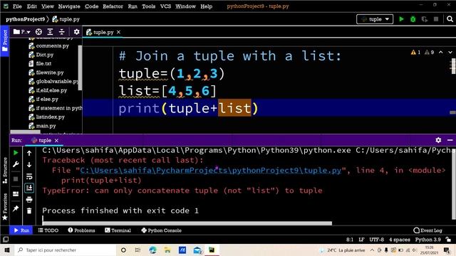 Joining Tuples in Python || Part-36 || Python Tutorial For Beginners смотреть онлайн
