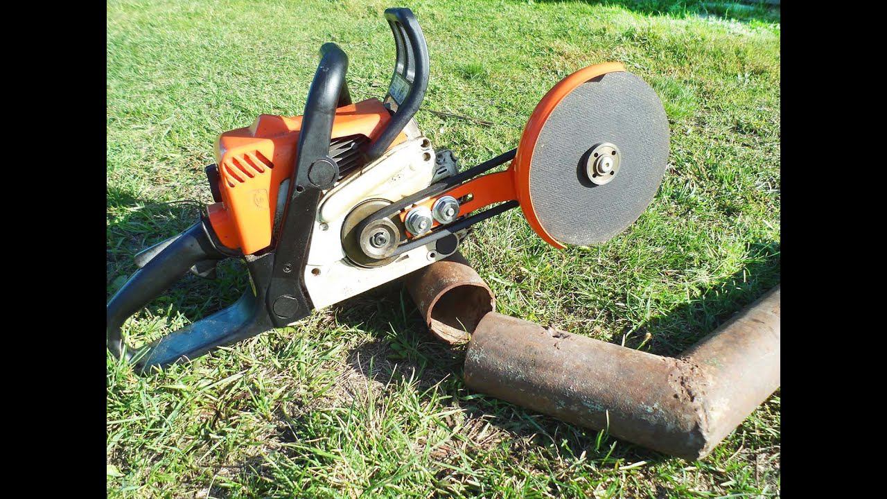 Установка насадки "болгарка" на бензопилу Штиль MS 180 смотреть онлайн