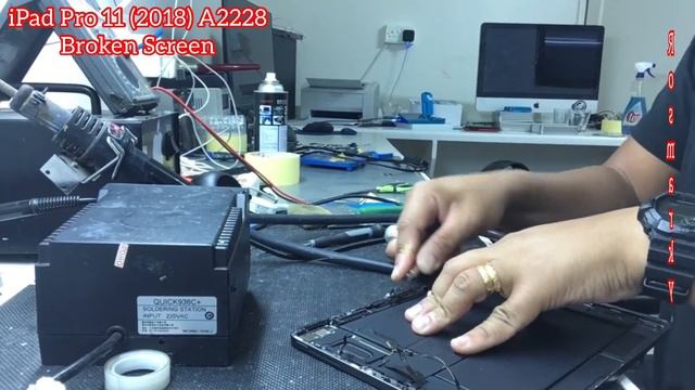 How to fix iPad Pro 11 (2018 A2228) Broken Screen - screen replacement. смотреть онлайн