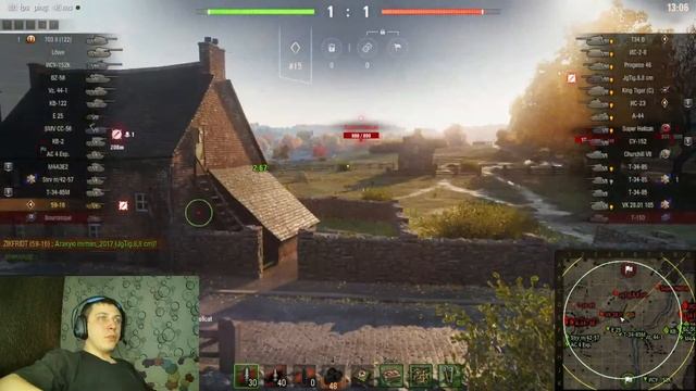 Мир танков. Легкие танки. Т-50-2, 59-16. Три отметки. Лютый тильт. World of Tanks. смотреть онлайн