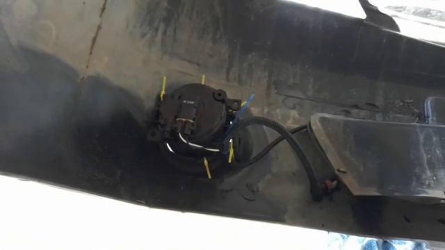 установка противотуманок на логан