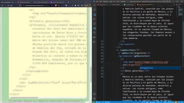 Angular Curso: 170 Navegación por Pestañas Gracias a las Componentes de ng-bootstrap смотреть онлайн