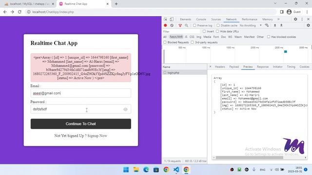 Project | Chat App | JavaScript Ajax & PHP | Part 6 смотреть онлайн