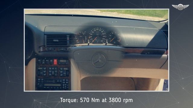 c140 Mercedes-Benz 600 SEC coupe S class with a V12 engine 1993
