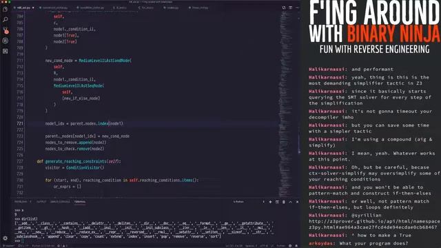 [E32] F'ing Around with Binary Ninja: Writing a Decompiler! смотреть онлайн