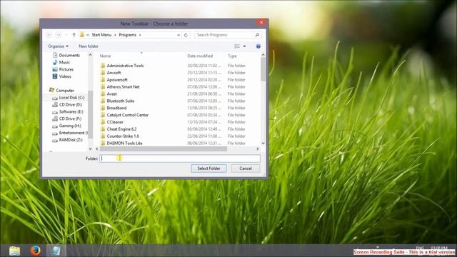 How to create a Custom start menu for Windows 8 using Toolbars смотреть онлайн
