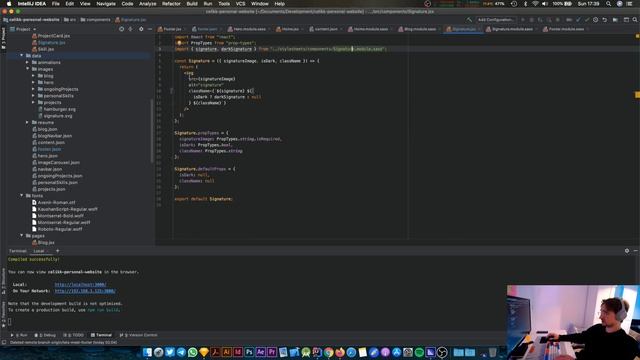 Personal Website with React - Fixing Firefox Not Centring Signature Image in Div смотреть онлайн
