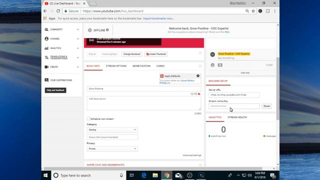 How to Live Stream Pre-Recorded Video on Youtube Using OBS [2018] смотреть онлайн