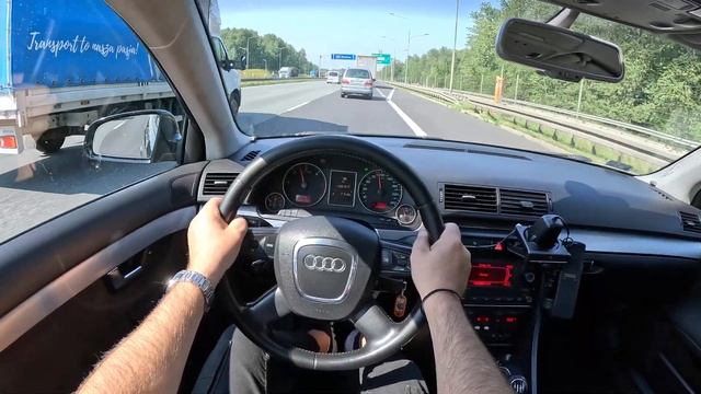 2007 Audi A4 B7 [2.0 TDI PD 170HP] |0-100| POV Test Drive #1795 Joe Black смотреть онлайн
