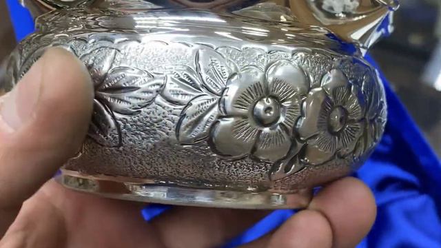 Серебряная конфетница 