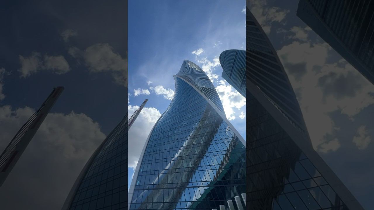 Как моют окна в небоскребе Транснефть смотреть онлайн