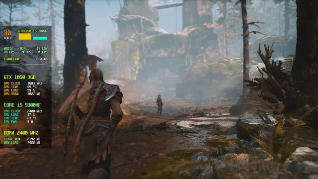 God of War - Ideapad L340 (CORE i5 9300HF + GTX 1050 3GB) смотреть онлайн