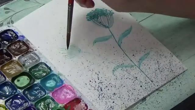 Уроки рисования || Учимся рисовать оригинальную открытку смотреть онлайн