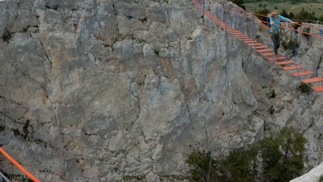 Крым Ай-Петри подвесной мост смотреть онлайн