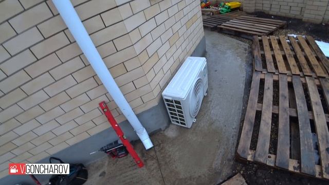 Установка кондиционера и приточного клапана в доме смотреть онлайн