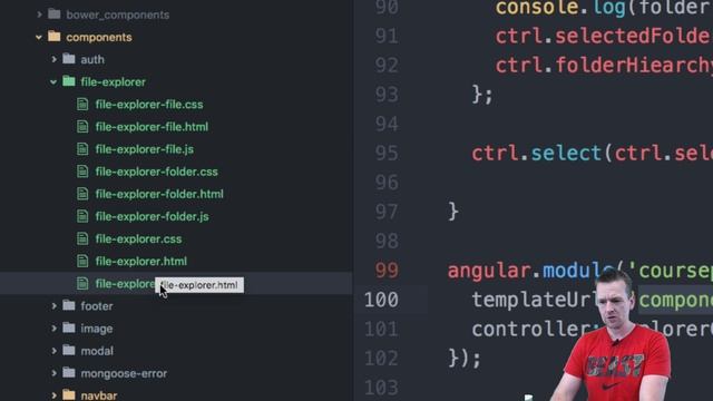 JS Web Apps - FileExplorer - main component - breakdown смотреть онлайн