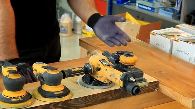 Пневматические шлифовальные машинки MIRKA