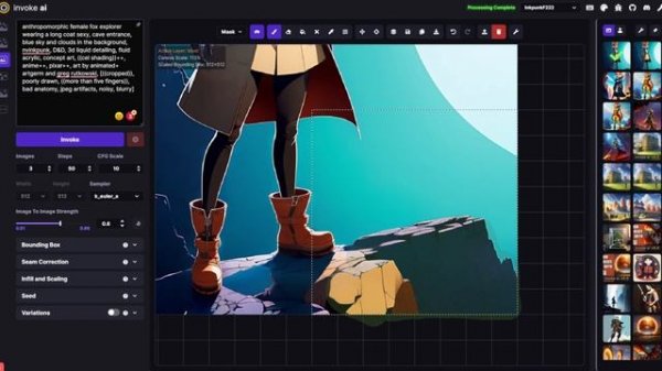 Next Level Art Generator - Invoke AI (Stable Diffusion)