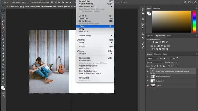 Guidelines In Photoshop - How To Make Guidelines The EASY WAY! (Tutorial) смотреть онлайн