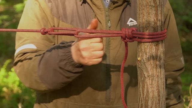 КАК НАТЯНУТЬ ВЕРЁВКУ МЕЖДУ ДЕРЕВЬЯМИ | узел Штык | Штык со шлагом | Пакетный узел смотреть онлайн